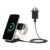 Amazon Basics 25W Qi2.2 Certified 3-in-1 Wireless Charging Station, 45W Power Brick, 1.5m Cable