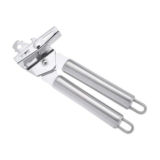 Amazon Basics 3-in-1 Stainless Steel Manual Can Opener with Hook