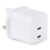 Amazon Basics 35W Dual USB-C GaN Charging Brick – PPS, PD 3.1, SFC White