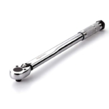 Amazon Basics 3/8 Inch Drive Click Torque Wrench, Chrome Vanadium Steel, Dual-Range Scale, 15-80 ft-lb, 20.4-108.5 Nm