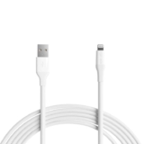 Amazon Basics 3m MFi Certified USB-A to Lightning ABS Charger Cable – White