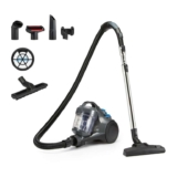 Amazon Basics 850 watt Corded 850W Lightweight Bagless Canister Vacuum Cleaner, 1.3L Capacity