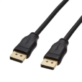 Amazon Basics DisplayPort 1.2 Cable, 21.6Gbps High-Speed, 4K60Hz, 2K165Hz, Gold-Plated Plugs, 1.8 m, Black