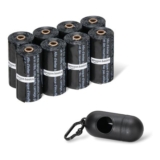 Amazon Basics Dog Poop Bags, 120 Count, Unscented, Black – £4.08 S&S