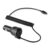Amazon Basics Fast-Charging Car Charger for Phone and Tablet, Built-in 1.5m Coiled Cable USB-C, 60w, Black