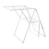Amazon Basics Foldable 2-Wing Metal Drying Rack, White