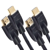 Amazon Basics HDMI Cable, 2-Pack, 6ft, 4K60Hz, High-Speed 4K HDMI 2.0 Cord (18Gbps), 2160p, 48bit, Compatible With TV/PS5/Xbox/Roku – Black