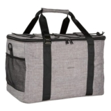 Amazon Basics Insulated Soft Cooler Bag, 50-Can Capacity, Gray