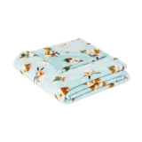 Amazon Basics Kids Fleece Blanket, Forest Friends, 127×152 Cm