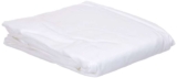 Amazon Basics Soft Microfibre King Size Fitted Sheet with 30 cm Deep Pocket, 150 x 200 cm, White