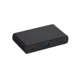 Amazon Basics Thunderbolt 4/USB4 Docking Station, 3 x Downstream TBT4 (Dual Display), 1 x USB A 3.1, UK, Black, 120.9 x 72 x 21.6 mm