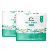 Amazon Brand – x2 Packs Mama Bear Super Soft Maxi Pants, Size 4 (8-15kg), 88 Count