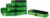 Amazon Essentials 4-Piece Packing Cubes, Travel Accessories Bag, Luggage Organiser with Double Zip Green/Blue