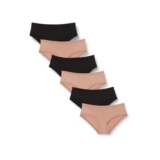 Amazon Essentials 6 Pack Womens Microfibre Hipster Underwear (Size 16)