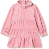 Amazon Essentials Baby Girls Long Sleeve Corduroy Dress in Pink – 12 months