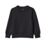 Amazon Essentials Boys Active Relaxed-Fit Crewneck Sweatshirt, Black, 8 Years
