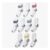 Amazon Essentials Boys Cushioned Crew Socks, White Stripes, 4-5 Years