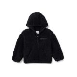 Amazon Essentials Boys Relaxed-Fit Polar Fleece Half-Zip Sherpa Hoodie Sweatshirt – Age 8