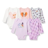 Amazon Essentials Disney Marvel Star Wars Baby Bodysuits, 5-Pack, 18M