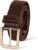 Amazon Essentials Genuine Leather Tubular Stretch Weave Belt – Brown Size 30