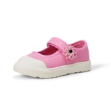 Amazon Essentials Girls Mary Jane Trainers with Flower Applique – Size 3 (toddler size)