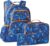 Amazon Essentials Kids School Backpack Set with Lunch Tote and Pencil Case – Multi-Pocket Tear-Resistant Student Day-pack – School Supplies Bundle – Blue Navy – 3 Piece Set