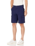 Amazon Essentials Mens 10 (25cm) Lightweight Ripstop Stretch Cargo Shorts – Navy – Size 36W