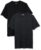 Amazon Essentials Mens Cotton Regular-Fit T-Shirt – Pack of 2 Black/Charcoal XL