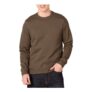 Amazon Essentials Mens Fleece Crew Neck Sweatshirt, Medium Brown (Size S)