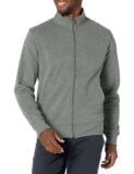 Amazon Essentials Mens Fleece Zip-Up size Mock Neck Sweatshirt, Mid-weight, Regular Fit size XXL S