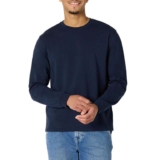Amazon Essentials Mens Heavyweight Relaxed Fit Long Sleeve T-shirt – Navy XL