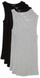 Amazon Essentials Mens Lightweight Tank Undershirts, Pack of 6 – Medium