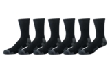 Amazon Essentials Mens Performance Breathable Cotton-Poly Blend Moisture Control Athletic Running Crew Sports Socks Size 7-11 – 6 Pairs