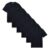 Amazon Essentials Mens Regular-Fit T-Shirt, Pack of 6 – Black Size M
