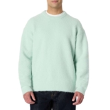 Amazon Essentials Mens Relaxed-Fit Faux Mohair Crewneck Pullover Jumper – Small