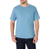 Amazon Essentials Mens Relaxed-Fit Heavyweight Cotton T-Shirt, Loose Fit – Size XS – Dusty Blue