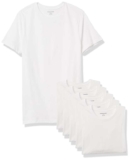 Amazon Essentials Mens Slim-Fit Cotton Crew Neck Short Sleeve T Shirt, Pack of 6, Size M