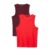 Amazon Essentials Mens Slim-Fit Ribbed Vest 2 Pack Red/Burgundy Medium/Large £9.74