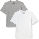 Amazon Essentials Mens Super-Soft Lightweight Modal Short-Sleeve Vest, Pack of 2