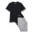 Amazon Essentials Mens V-Neck Undershirt, Breathable, Cotton, Pack of 6 – Medium. Black/Grey