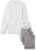 Amazon Essentials Mens Vests – Slim-Fit Cotton Crew Neck, Short and Long Sleeve T Shirt, Pack of 6, Undershirt and Vests for Men