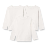 Amazon Essentials Unisex Babies Organic Cotton Long-Sleeved T-Shirt Pack of 3 – Size Small (£3.15.Max S&S Extra 15% off with Baby Wishlist)