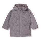 Amazon Essentials Unisex Kids Long Quilted Jacket, Grey (3 Years)