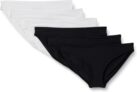 Amazon Essentials Womens Breathable Soft Peached Microfibre Bikini Knickers, Pack of 6