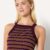 Amazon Essentials Womens Cotton Slim-Fit Stretch Rib High-Neck Tank with Consistent Stretch – Size Small