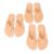 Amazon Essentials Womens Flip Flops, Pack of 3 – Size 3 in Beige