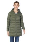 Amazon Essentials Womens Lightweight Water-Resistant Packable Hooded Puffer Jacket – size XL
