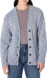 Amazon Essentials Womens Oversized-Fit Multi-Colour Heavyweight Button-Up Cardigan