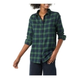 Amazon Essentials Womens Regular-Fit Flannel Shirt (Size L)