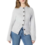 Amazon Essentials Womens Regular-Fit Long-Sleeve Cardigan with Bell Sleeves and Shaped Waist size L
